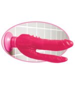 Wall Bangers Double Penetrator Vibrating Anal and Vaginal Stimulator – Red - Image 3