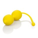 Kegel Training Set Lemon – Yellow – 2-Piece Phthalate-Free Silicone - Image 2