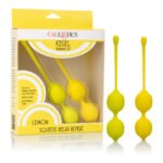 Kegel Training Set Lemon – Yellow – 2-Piece Phthalate-Free Silicone - Image 4