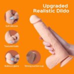 Kenzo App-Controlled 9.5" Thrusting Dildo – Beige - Image 3