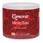 Kimono Bowl Microthin 40 Count Condoms