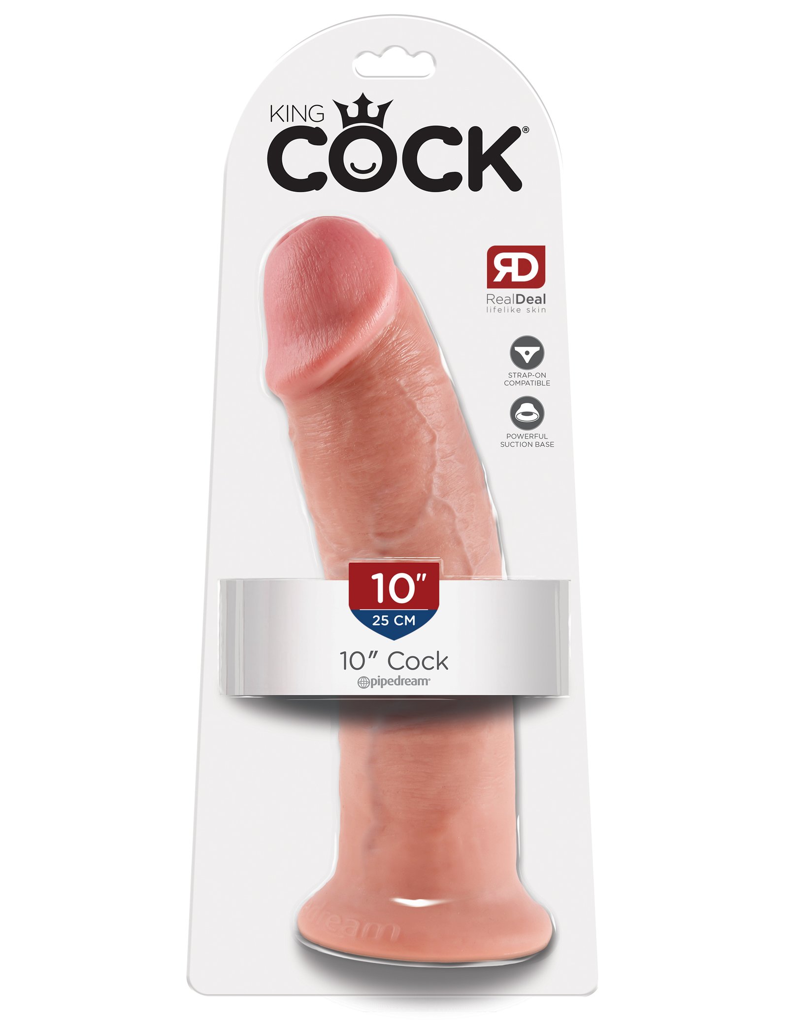 king-cock-10-inch-cock-flesh King Cock 10-Inch Cock - Flesh - Image 1