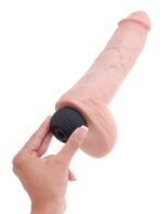 King Cock 10 Inch Squirting Cock With Balls - Light - Image 2