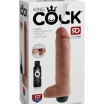 King Cock 10 Inch Squirting Cock With Balls - Light