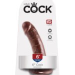 King Cock 6-Inch Cock - Brown