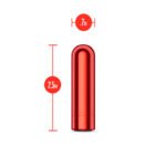 Kool Vibes Rechargeable Mini Bullet Vibrator – Cherry - Image 2