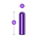 Kool Vibes Rechargeable Mini Bullet Vibrator – Grape - Image 3