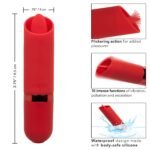 Kyst Flicker Rechargeable Vibrating Bullet – Red - Image 3