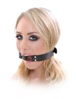 Fetish Fantasy Series Beginners Open Mouth Gag - Black - Image 4