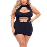 Can't Commit Dress - Queen Size - Black