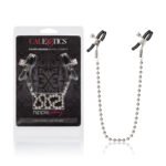 Silver Beaded Nipple Clamps – Black - Image 4