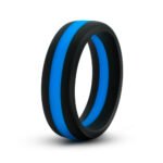 Performance - Silicone Go Pro Cock Ring - Black/blue/black - Image 2