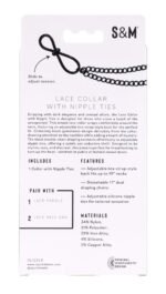 Lace Collar With Nipple Ties