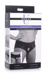 Lace Envy Black Crotchless Panty Harness - S/m - Image 3