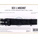 Lace Silicone Breathable Ball Gag