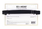 Laced Up Garters – Black, Thigh Size 18" to 26"