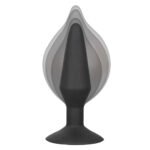 CalExotics Medium Silicone Inflatable Anal Plug – Black - Image 6