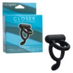 Closer Intimate Rechargeable Vibrating Cock Ring Caress – Black - Image 2