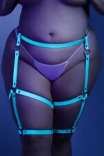 Buckle Up Leg Harness – Light Blue, One Size - Image 4