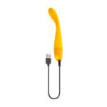 Lemon Squeeze Yellow G-Spot Vibrator – Rechargeable, Waterproof Silicone - Image 2