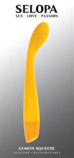 Lemon Squeeze Yellow G-Spot Vibrator – Rechargeable, Waterproof Silicone - Image 6