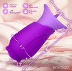 Licking Violet Sucking and Licking Vibrator Purple - Image 3