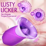 Licking Violet Sucking and Licking Vibrator Purple - Image 4