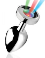 Light Up Large Anal Plug with 3 LED Light Patterns – Multi - Image 3