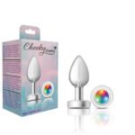 Light Up Silver Metal Plug - Medium