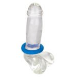 Link Up Ultra-Soft Max Cock Ring – Blue - Image 9