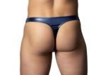 Liquid Onyx 2.0 Moonsh Wet Look Thong Underwear – Blue - Image 2