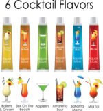Liquor Lube Assorted Flavors Water-Based Personal Lubricant 72-Piece Display – 6 Cocktail Flavors
