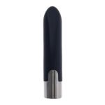 Little Buddy Black Vibrating Bullet – Phthalate-Free Silicone, USB Rechargeable - Image 2
