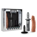 Karbonite Lock On Handle Kit with Realistic Dildo – Mocha - Image 11
