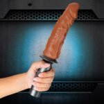 Karbonite Lock On Handle Kit with Realistic Dildo – Mocha - Image 10