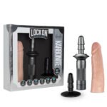 Karbonite Lock On Handle Kit with Realistic Dildo – Vanilla - Image 11