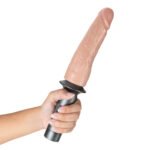 Karbonite Lock On Handle Kit with Realistic Dildo – Vanilla - Image 7
