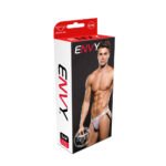Logo Elastic Low Rise Mesh Jock - Small/meduim - White - Image 3