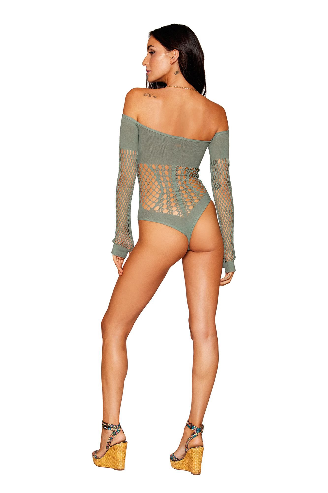 long-sleeve-teddy-one-size-sage Long Sleeve Teddy - One Size - Sage - Image 1