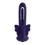 Lord of the Wings Purple Rechargeable Dual-Motor Butterfly Vibrator with Remote - Image 2