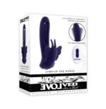 Lord of the Wings Purple Rechargeable Dual-Motor Butterfly Vibrator with Remote