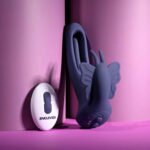 Lord of the Wings Purple Rechargeable Dual-Motor Butterfly Vibrator with Remote - Image 4