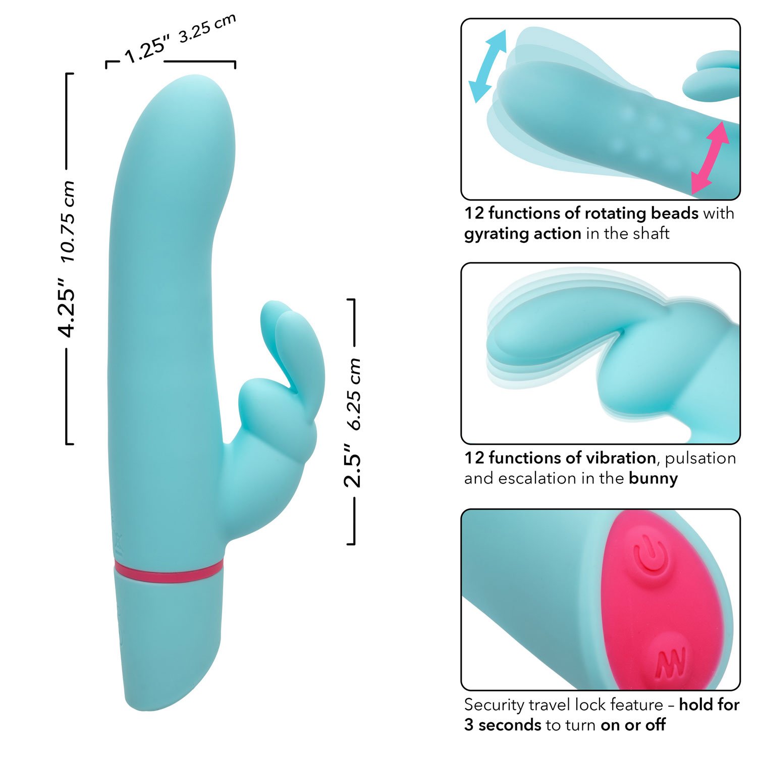 love-bunny-rotating-bunny-blue Love Bunny Rotating Bunny - Blue - Image 1