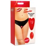 Love Connection Silicone Panty Vibe With Remote Control - Red - Image 2