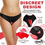 Love Connection Silicone Panty Vibe With Remote Control - Red - Image 5