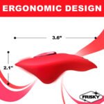 Love Connection Silicone Panty Vibe With Remote Control - Red - Image 7