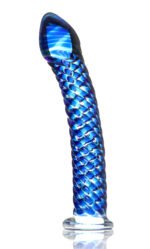 Icicles No. 29 Glass Wand – Blue - Image 4