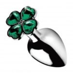 Lucky Clover Gem Anal Plug – Large, Nickel-Free Aluminum Alloy, Multi - Image 2