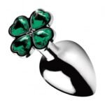 Lucky Clover Gem Anal Plug – Small, Nickel-Free Aluminum Alloy, Multi - Image 2