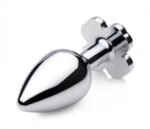 Lucky Clover Gem Anal Plug – Small, Nickel-Free Aluminum Alloy, Multi - Image 3